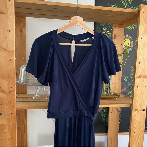 Seraphine Navy Blue Nursing Maternity Dion Jumpsuit - Picture 5 of 15